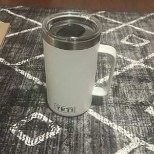 White yeti cup